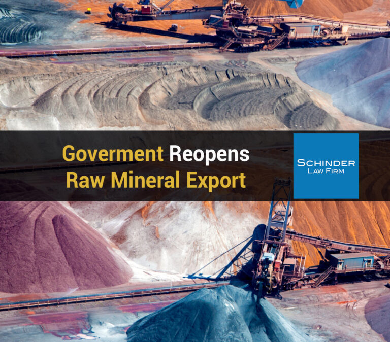 Government reopen raw mineral export - Blog_Article_Lawyers_Legal https://schinderlawfirm.com/blog/