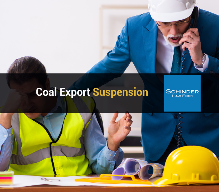 Coal Export Suspension - Blog_Article_Lawyers_Legal https://schinderlawfirm.com/blog/