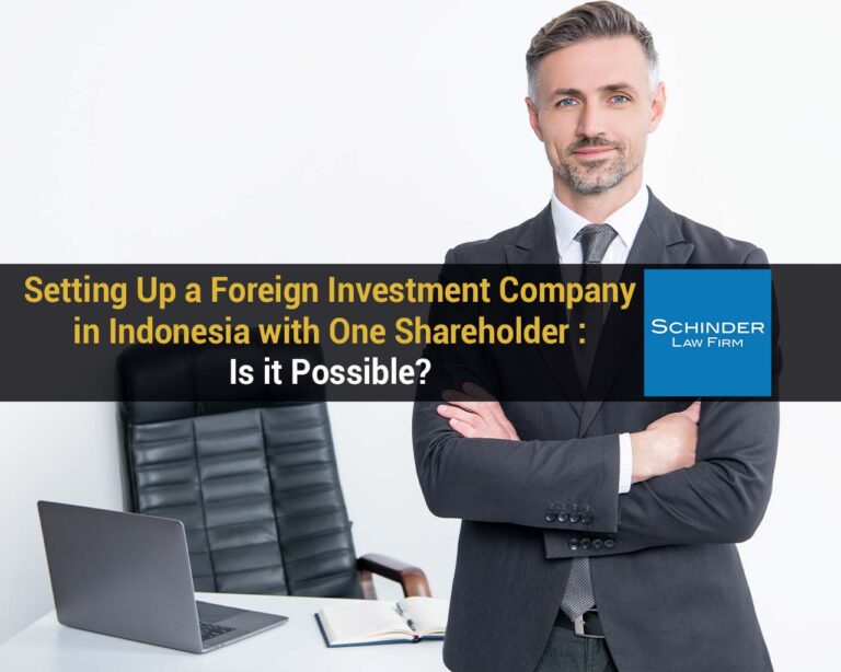 Setting Up a Foreign Investment Company in Indonesia with One Shareholder Is it Possible - Blog_Article_Lawyers_Legal https://schinderlawfirm.com/blog/