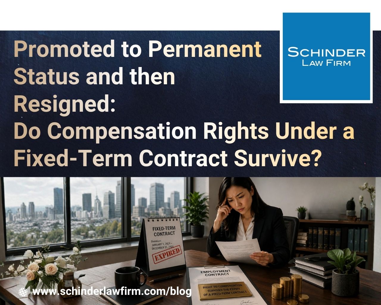 Promoted to Permanent Status and Then Resigned: Do Compensation Rights Under a Fixed-Term Contract Survive?